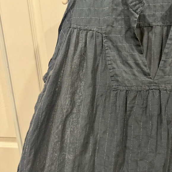 Jigsaw Women's Sleeveless Black Dress Size 12, Striped Summer Casual‎ - Picture 4 of 9